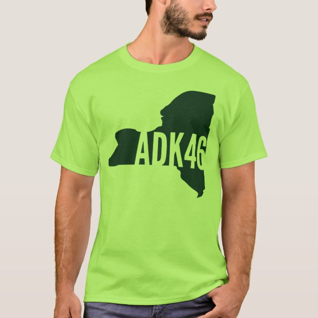 Camiseta de la lista de máximos de Adirondack (Anverso)