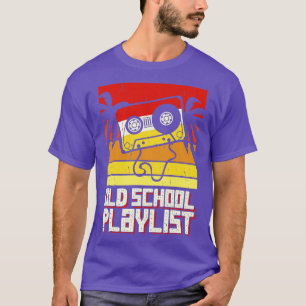 Camiseta de la lista de reproducción de la vieja e