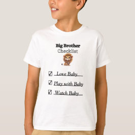 Camiseta de la lista de verificación de leones del