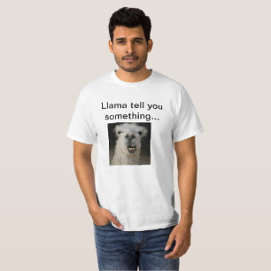 Camiseta de la llama