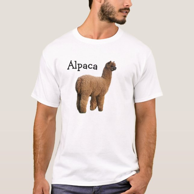 Camiseta de la llama de la alpaca no (Anverso)