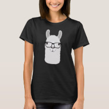 Camiseta de la llama para las mujeres