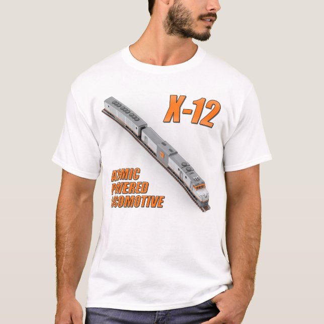 Camiseta de la locomotora atómica X-12 (Anverso)