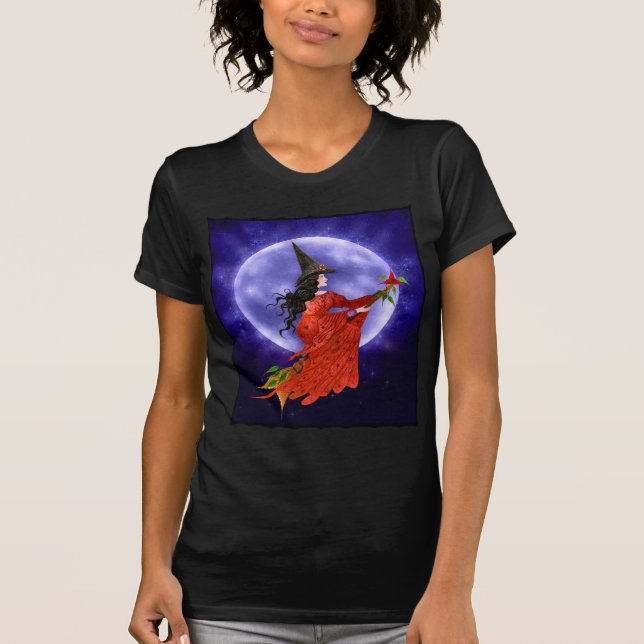 Camiseta de la luna de bruja (Anverso)