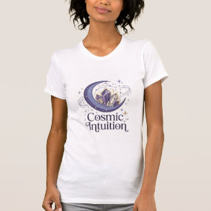 Camiseta de la Luna de Cristal de Intuición Cósmic