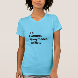 Camiseta de la luna de Júpiter
