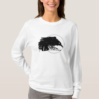 Camiseta de la luna del cuervo