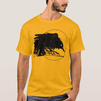 Camiseta de la luna del cuervo