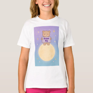 Camiseta de la luna del oso del personalizado