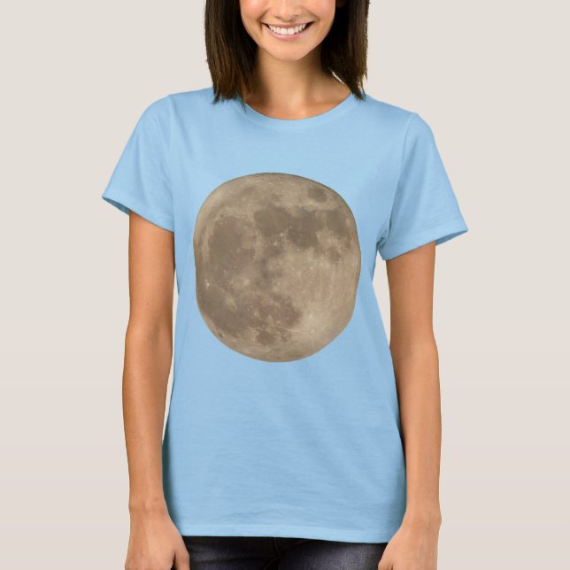 Camiseta de la luna llena camiseta de la luna feme (Anverso)
