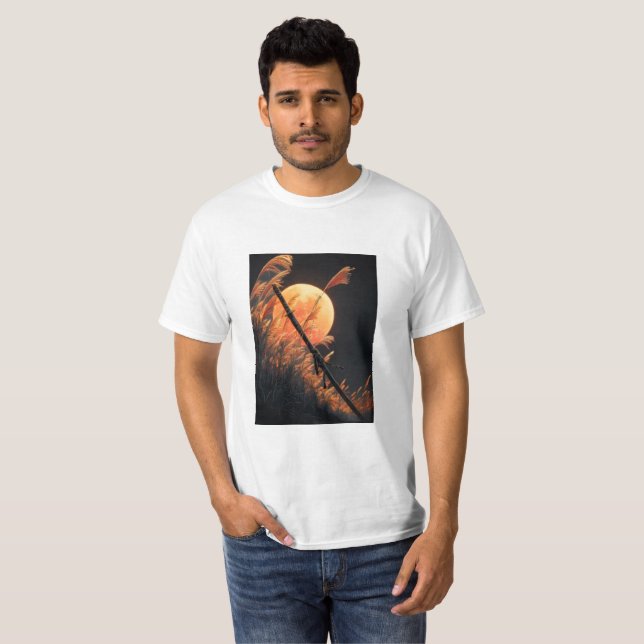 Camiseta de la luna y el espíritu del tigre (Anverso completo)
