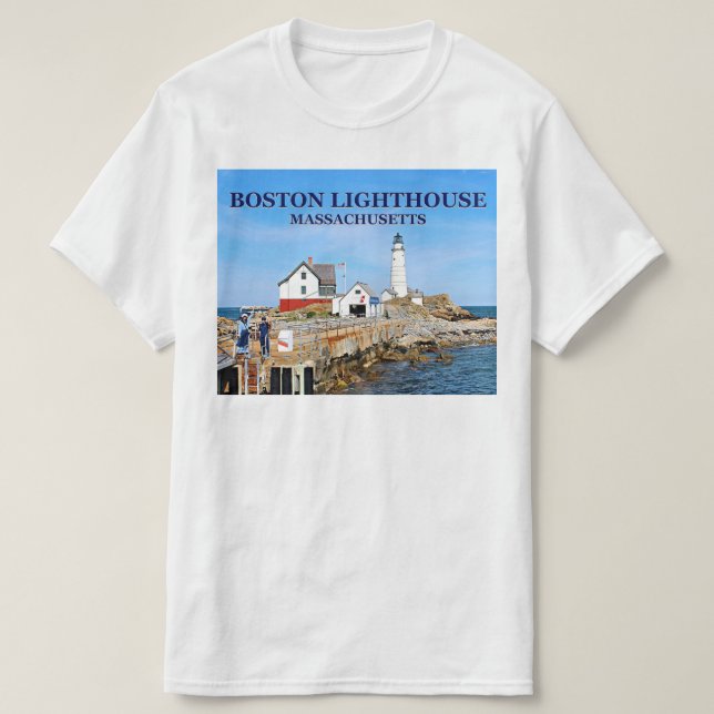 Camiseta de la luz de Boston, Massachusetts (Diseño del anverso)