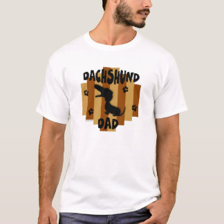 Camiseta de la luz del papá del Dachshund