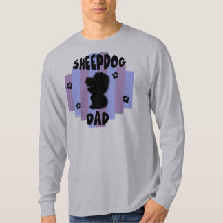 Camiseta de la luz del papá del perro pastor
