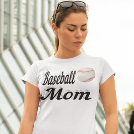 Camiseta De La Madre Del Béisbol
