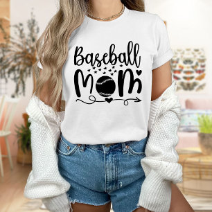 Camiseta De La Madre Del Béisbol, Madre Del Béisbo