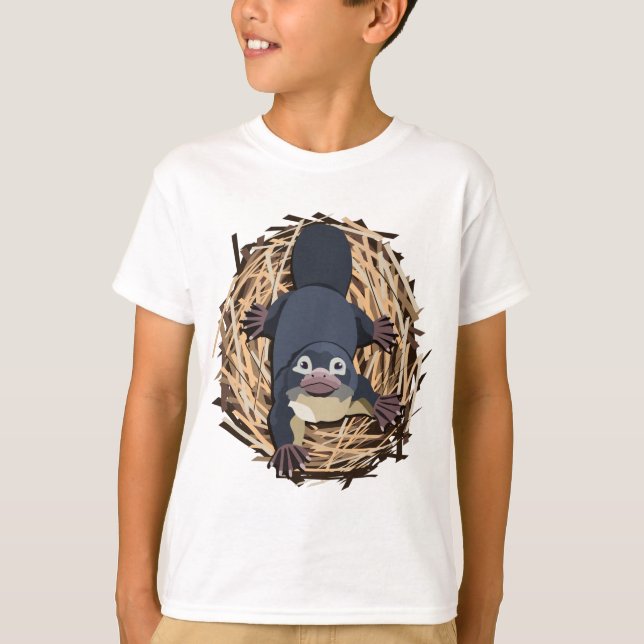 Camiseta de la madriguera anidante de Platypus (Anverso)