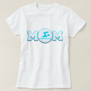 Camiseta de la mamá de la nadada