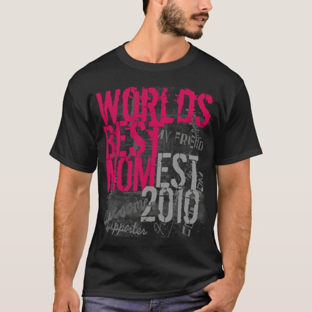 Camiseta de la mamá de los mundos de las rosas (Anverso)