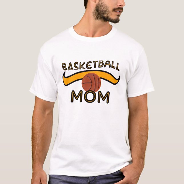 Camiseta de la mamá del baloncesto (Anverso)