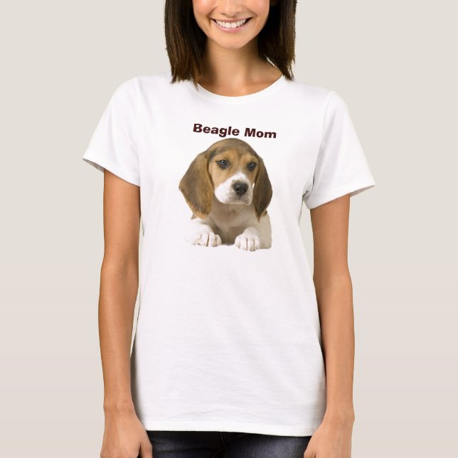 Camiseta de la mamá del beagle (Anverso)