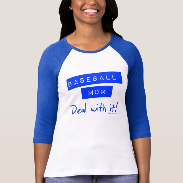 Camiseta de la mamá del béisbol (Anverso)
