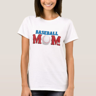 Camiseta de la mamá del béisbol