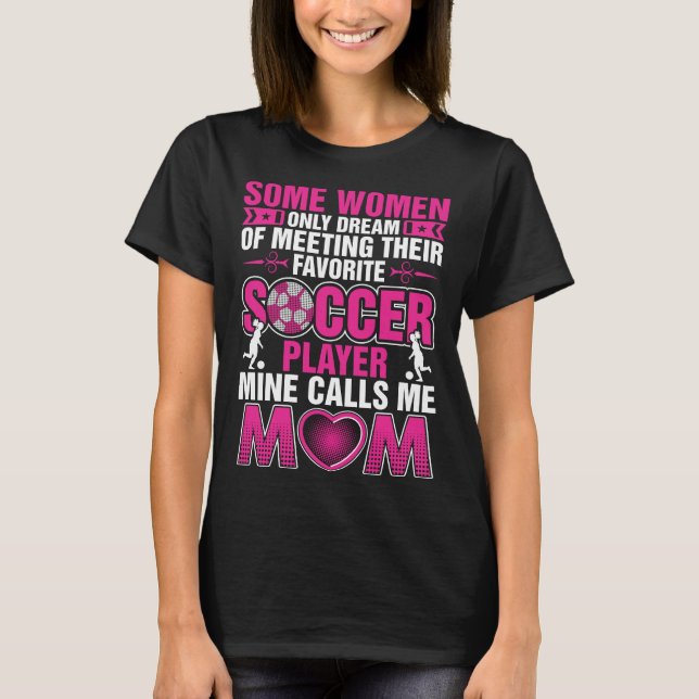 Camiseta de la mamá del jugador de fútbol (Anverso)