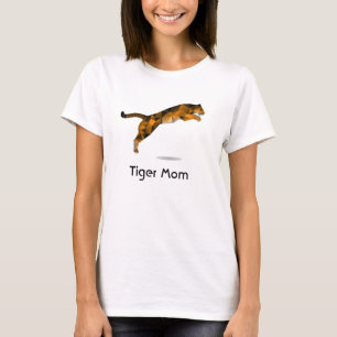 Camiseta de la mamá del tigre - tigre moderno del
