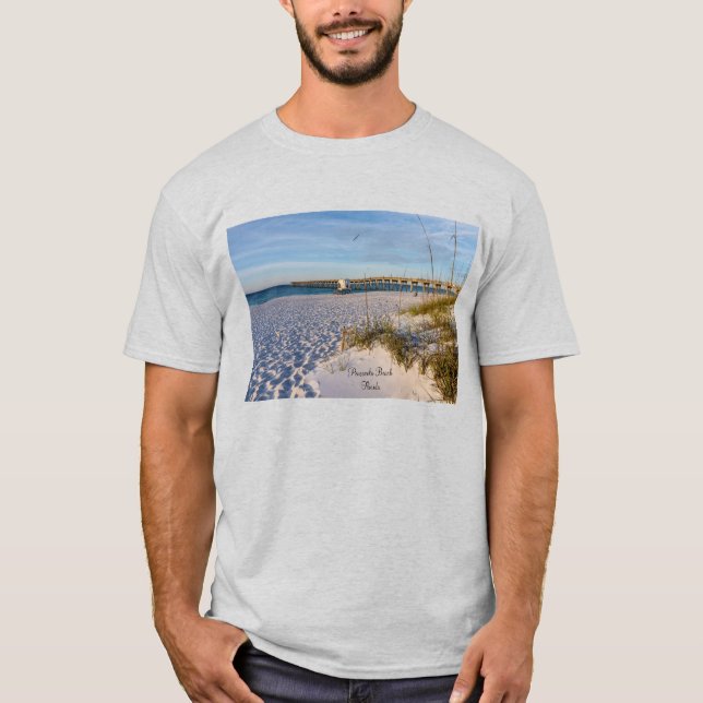 Camiseta de la mañana de las dunas de arena de Pen (Anverso)