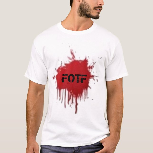 Camiseta de la mancha de sangre de FOTF (Anverso)