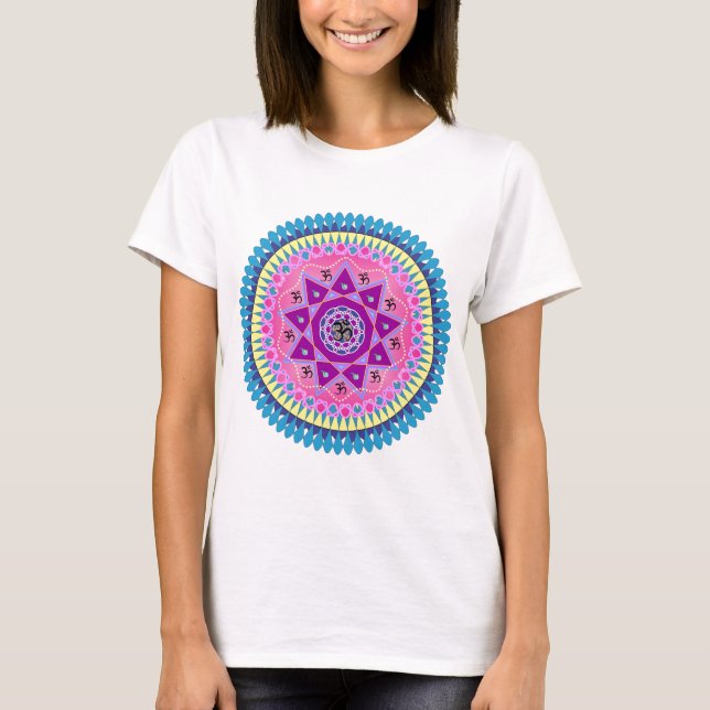 Camiseta de la mandala (Anverso)