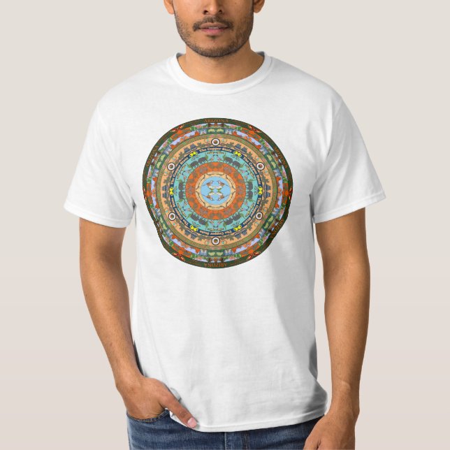 Camiseta de la mandala del estado de Arizona (Anverso)