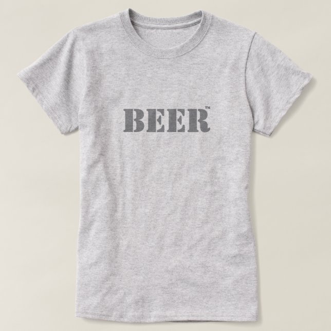 Camiseta de la Marca de Cerveza (Diseño del anverso)