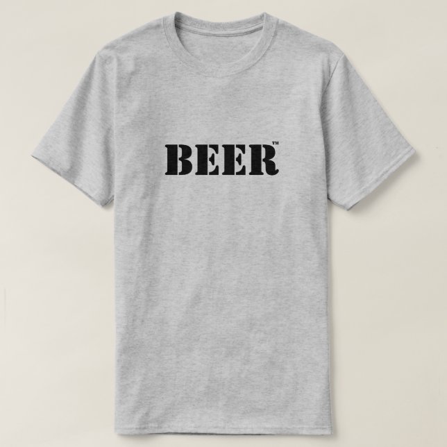 Camiseta de la Marca de Cerveza (Diseño del anverso)