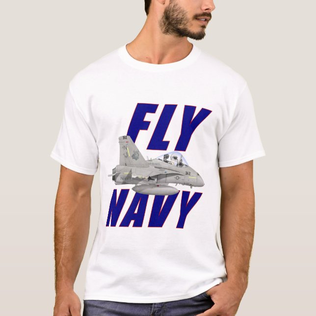 Camiseta de la marina de guerra de la mosca (Anverso)
