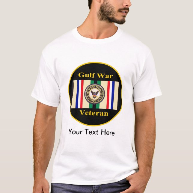 Camiseta de la "marina de guerra" del veterano de (Anverso)