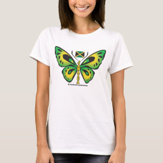 Camiseta de la mariposa de Jamaica