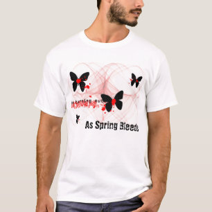 camiseta de la mariposa de los individuos