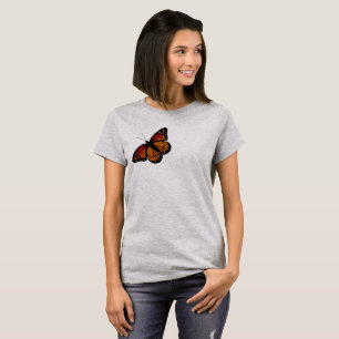 Camiseta de la mariposa de monarca