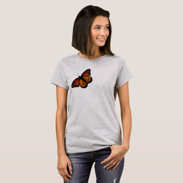 Camiseta de la mariposa de monarca (Anverso completo)