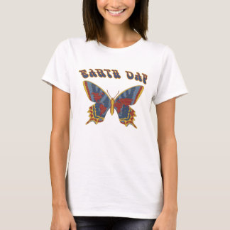 Camiseta de la mariposa del Día de la Tierra