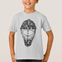 Camiseta de la máscara de porra de hockey sobre ti