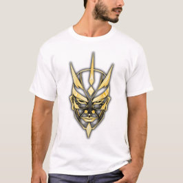 Camiseta de la Máscara de Samurái Dorada