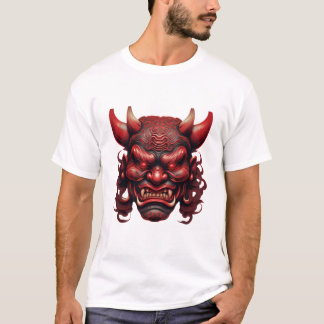 Camiseta de la Máscara del Demonio Japonés – Símbo