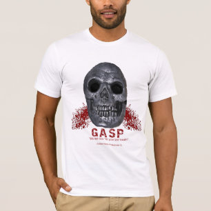 Camiseta de la máscara del grito de asombro