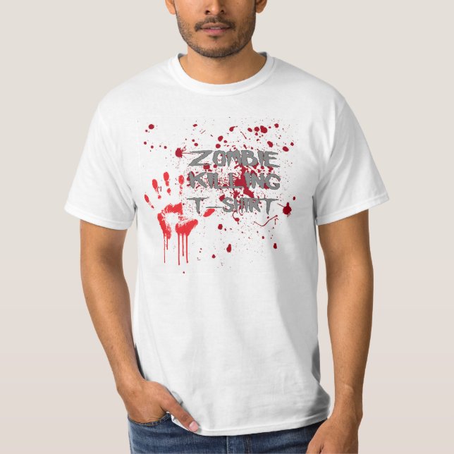 Camiseta de la matanza del zombi (Anverso)