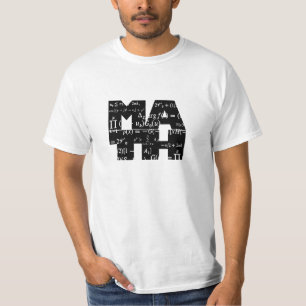 Camiseta de la matemáticas