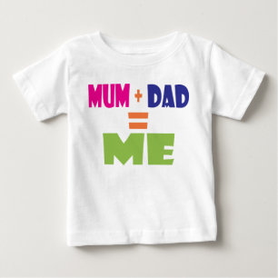 Camiseta de la matemáticas del bebé