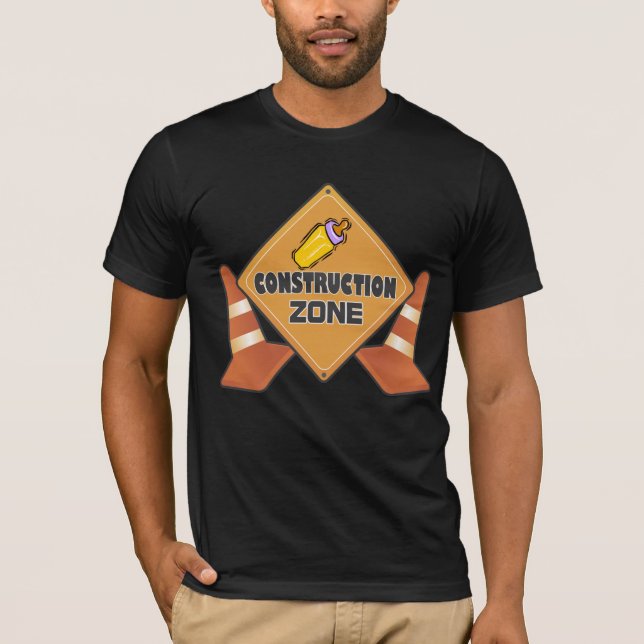 Camiseta de la maternidad de la zona de la (Anverso)